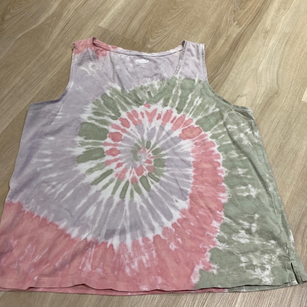 Old Navy tie-dye tank top